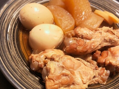 ☆やわらか美味しい☆大根と鶏手羽元の甘辛煮